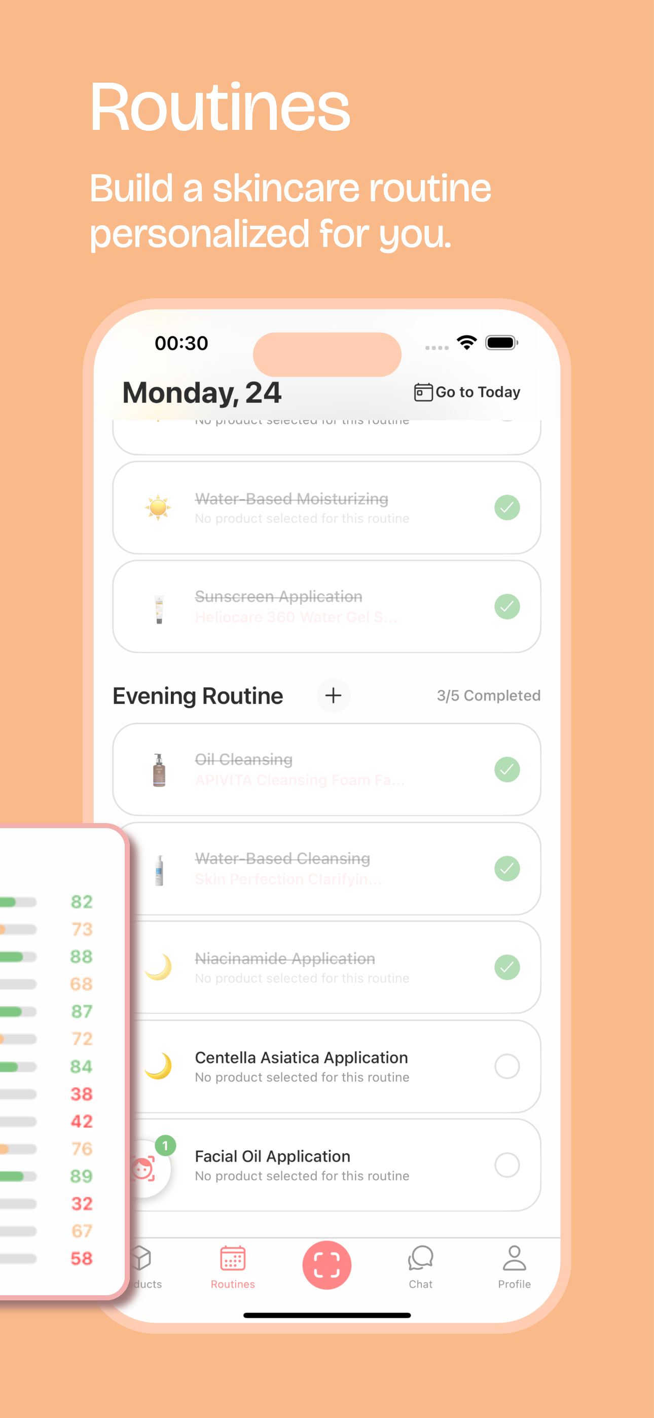 AI-Generated Skincare Routines - Get personalized morning and night routines